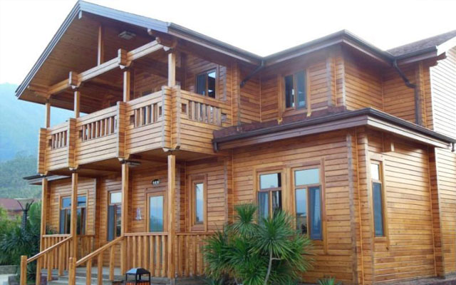 8866股份有限公司 模块化木结构建筑项目现场