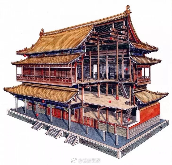 全木结构建筑(图1)